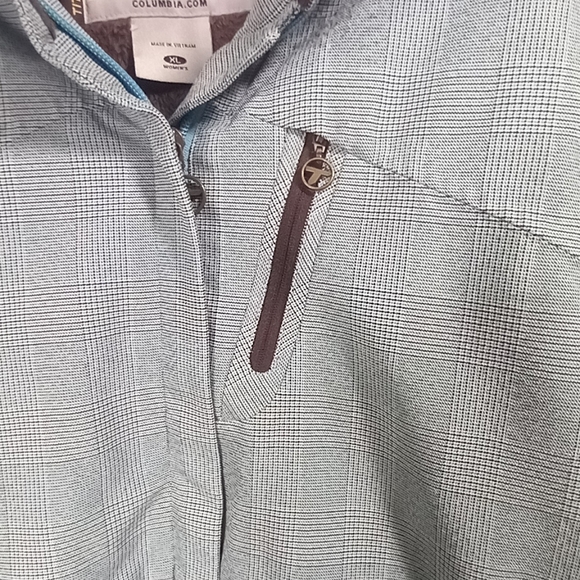 Columbia Womens Blue Titanium Omni Tech Interchange Coat Size XL - Picture 3 of 15